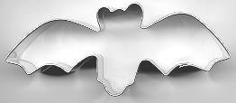 Flying Bat Metal Cookie Cutter