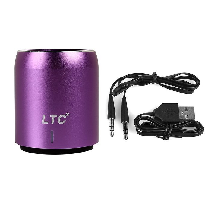 LTC Mini Portable Wireless Bluetooth Speaker Super Bass for iphone Samsung Music Player, Enhanced Bass, Metallic... N12