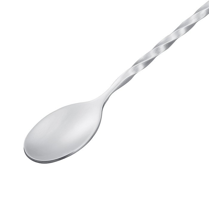 Vking Stainless Steel Mixing Spoon Bar Cocktail Spoon Twisted Mixing Spoon Swizzle Stick Whisk Mixing Tool Barware N2