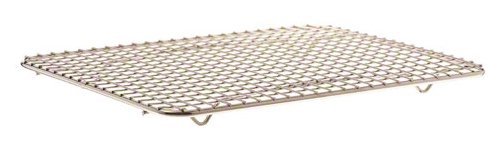 Browne (PG810) 8" x 10" Rectangular Nickel-Plated Footed Pan Grate N3