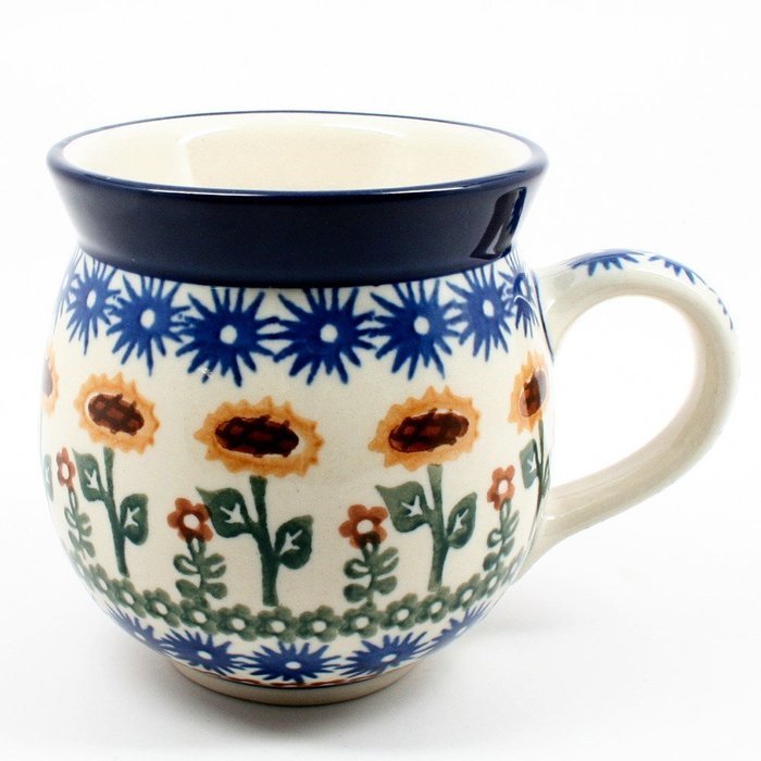 Polish Pottery Ladies Bubble Mug #1207