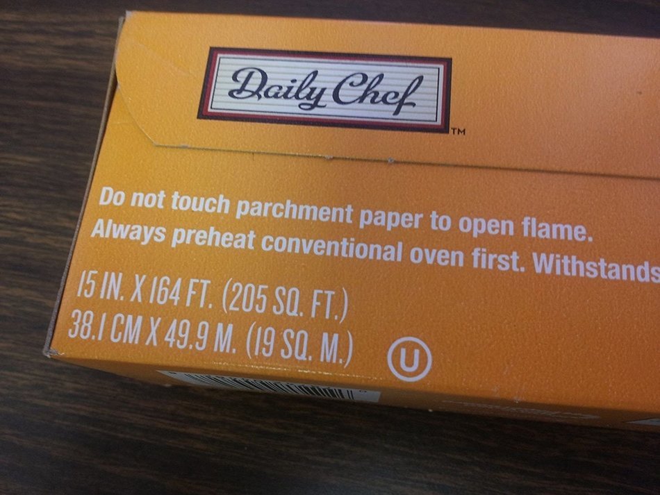 PARCHMENT ROLL PAPER 15" x 164 FEET ( NO STICK 205 SQ FEET ) PACKAGED IN USA N3