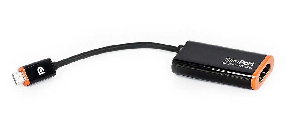 Analogix SlimPort Micro-USB to 4K HDMI Adapter for LG V10, LG G4, LG G3, BlackBerry PRIV, Nexus 5/Nexus 7 (2013...