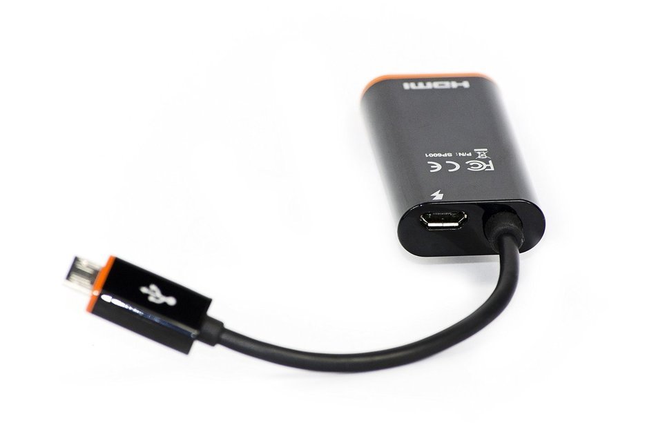 Analogix SlimPort Micro-USB to 4K HDMI Adapter for LG V10, LG G4, LG G3, BlackBerry PRIV, Nexus 5/Nexus 7 (2013... N3