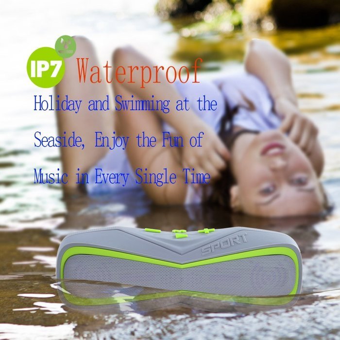 FengLan Waterproof Wireless Bluetooth 4.1 Speaker IPX7 sports Portable Sandproof Shockproof Bluetooth Speakers... N5