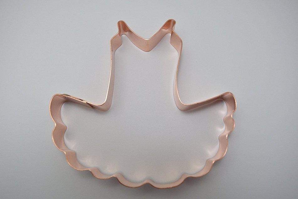 4.5 Inch Ballerina Tutu Cookie Cutter N4