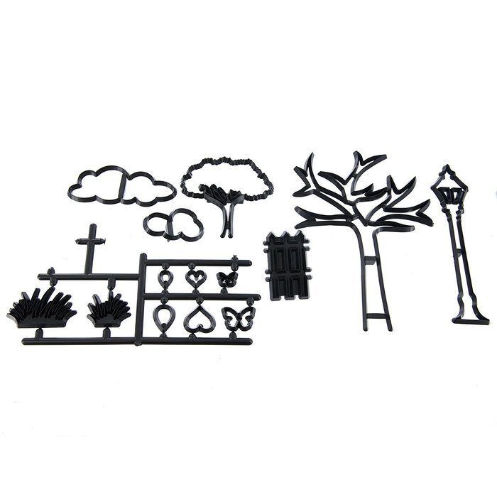 Patchwork Cutters Countryside Silhouette Set Sugarcraft Cake Decorating Tool