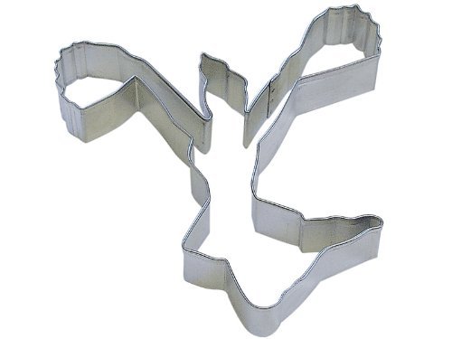 R&M Cheerleader 5" Cookie Cutter in Durable, Economical, Tinplated Steel