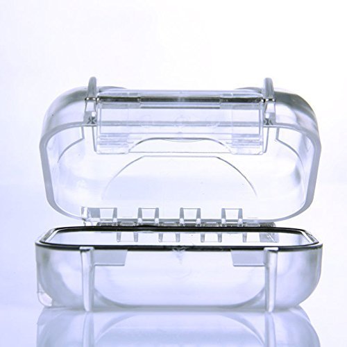 EDC Travel Gear Small Clear Waterproof Storage Case with O-Ring Seal