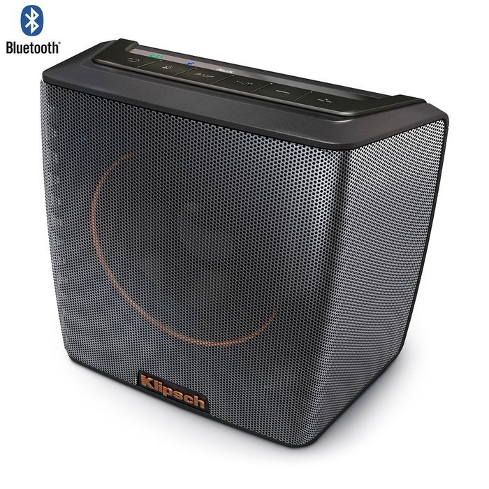 Klipsch Groove Portable Bluetooth Speaker Black 1062378 (Certified Refurbished)
