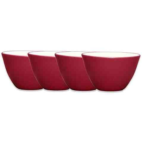 Noritake Colorwave Mini Bowls in Raspberry (Set of 4)