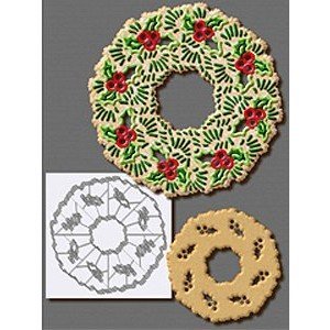R & M International 5869 Holiday Wreath Stainless Steel Cookie Cutter, X-Large