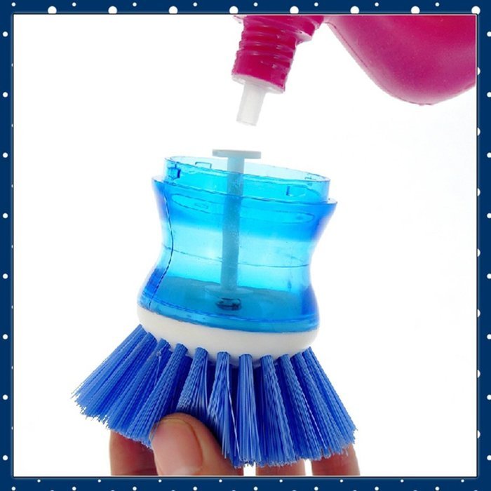 C-Pioneer Kitchen Dish Washing Cleaning Up Brush Brushes Easy Scrubbing Liquid Detergent N6