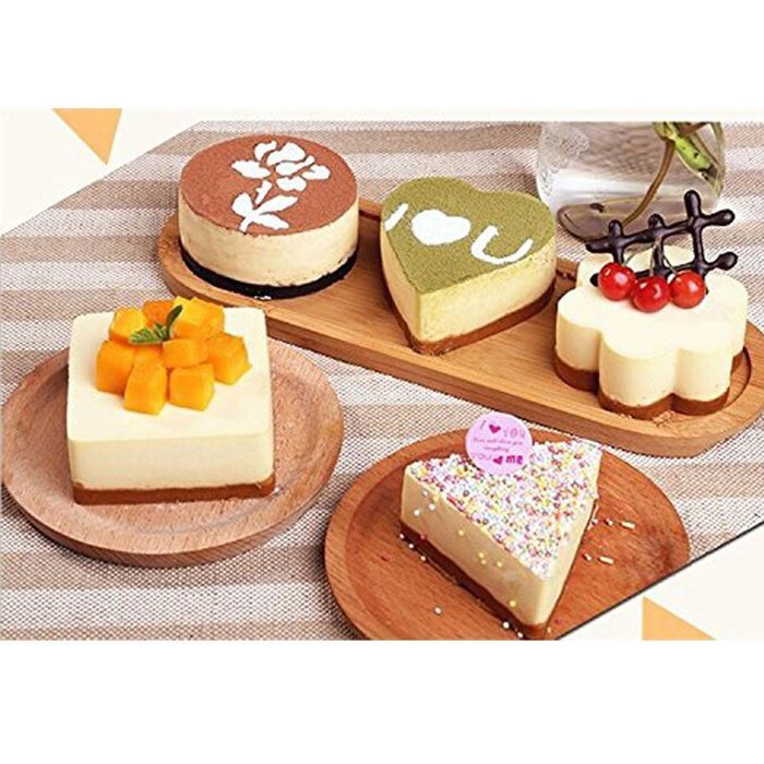 uxcell Stainless Steel DIY Small Mousse Ring Lamy Cheese Cake Mold Food Moulding Tools (5 in 1) N4
