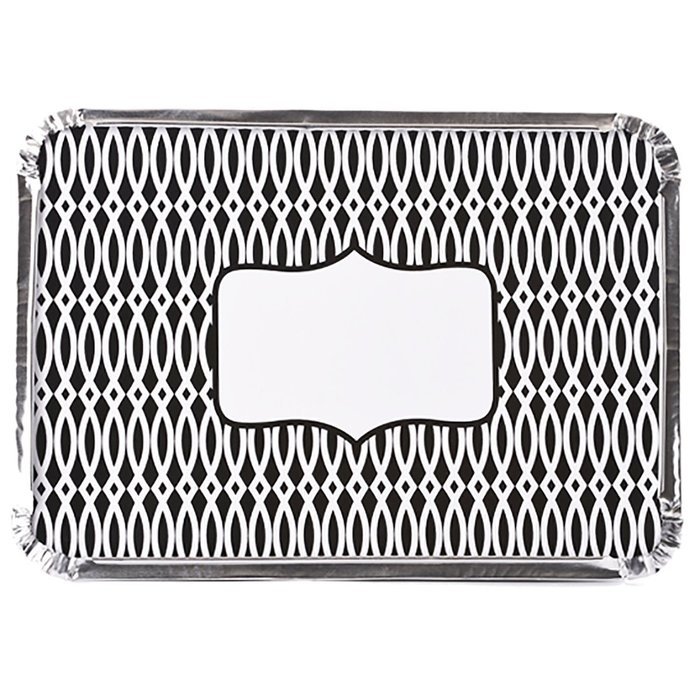 Simply Baked Large Baking and Take-out Pan, Disposable, Oven & Freezer Safe Foil Pan with Paper Lid (pack of 4... N5