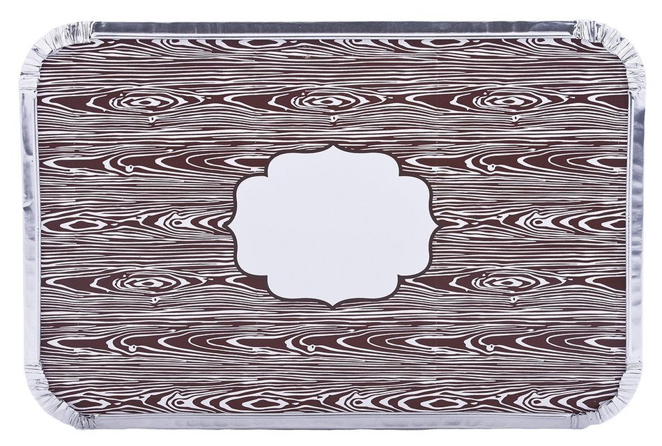 Simply Baked Large Baking and Take-out Pan, Disposable, Oven & Freezer Safe Foil Pan with Paper Lid (pack of 4... N7