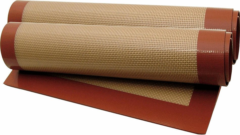 Kitchen Elements Silicone Baking Mat, 15-Inches by 11-Inches, 2-Pack
