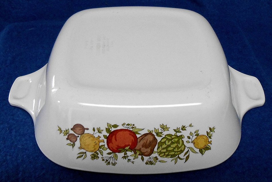 Corning Ware P-41-B Spice of Life Individual Casserole with Plastic Refrigerator Lid N3