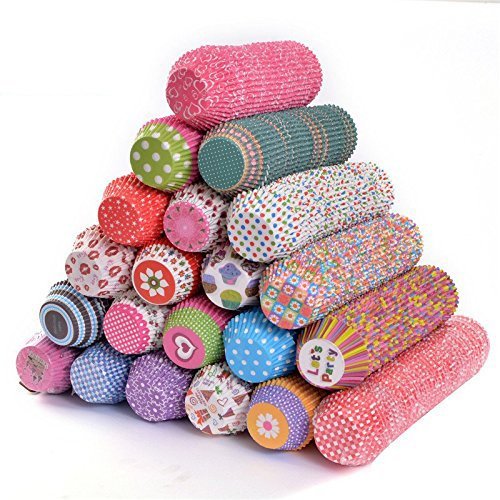 Actopus 1000pcs/lot Cake Decorating Baking Cups Cupcake Liners Stand Decorations Papers Holders