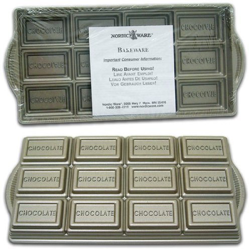 Nordic Ware Chocolate Bar Baking Pan