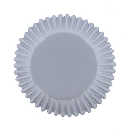White Foil Cupcake Baking Cup Liners, 50 Count by GSA