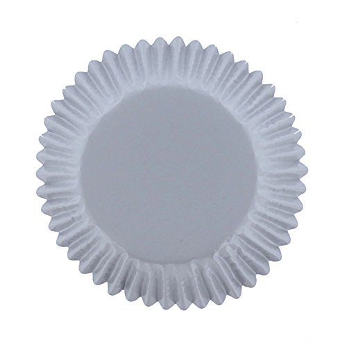 White Foil Cupcake Baking Cup Liners, 50 Count by GSA N2