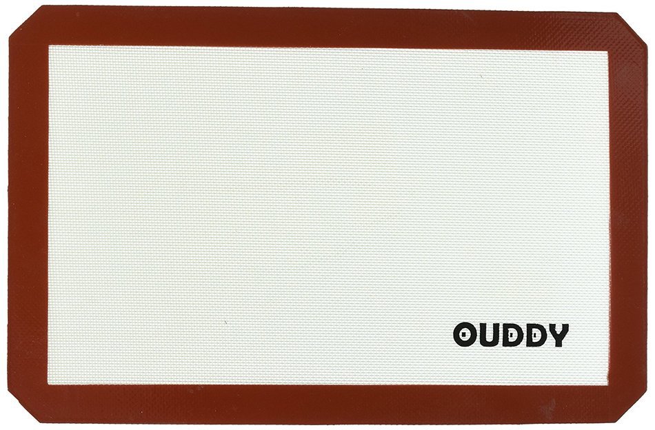 Ouddy 2 Pack Premium Non-Stick Silicone Baking Mat, Reusable Baking Liner, Cookie Sheets, Cookie Mat Set