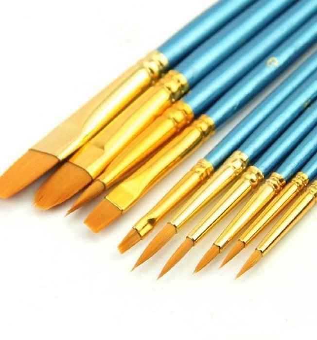 Mikey Store Set of Art Paint Brush Set for Watercolor Professional Paint Brushes Watercolor Oil Acrylic Painting...