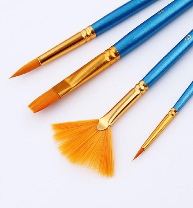Mikey Store Set of Art Paint Brush Set for Watercolor Professional Paint Brushes Watercolor Oil Acrylic Painting... N23