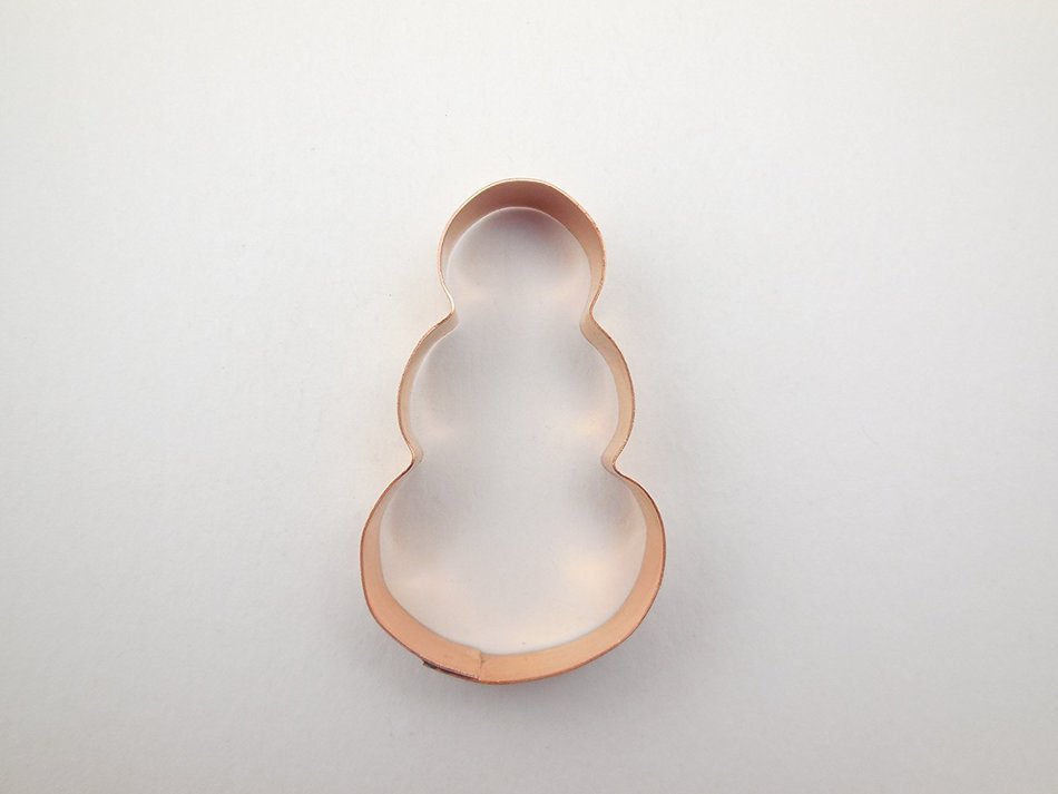 Primitive Little Snowman Cookie Cutter N3