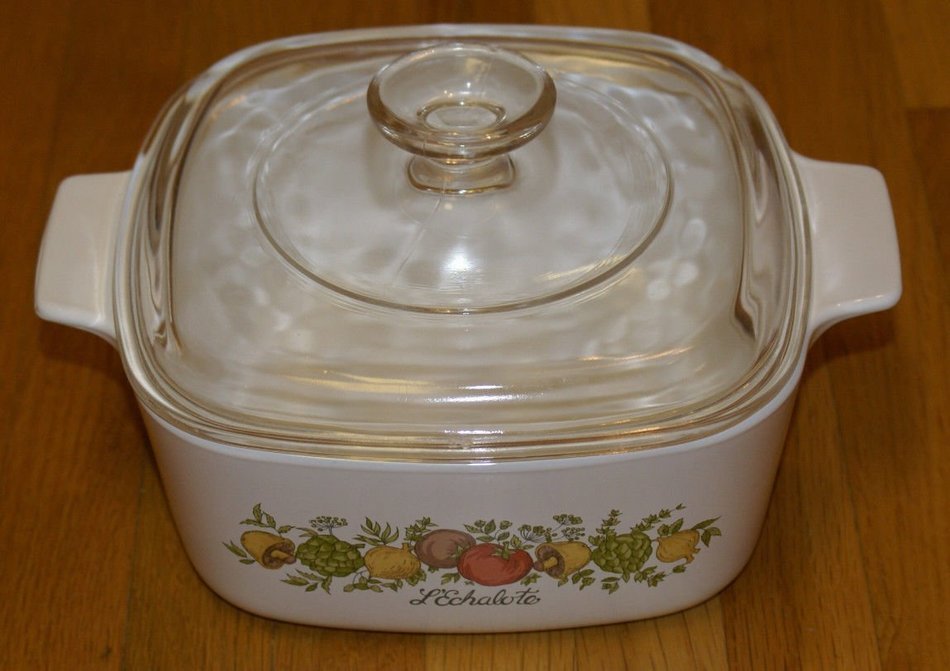 Corning Ware Spice of Life 1.5 Quart Casserole with Lid A-1 1/2 -B N3