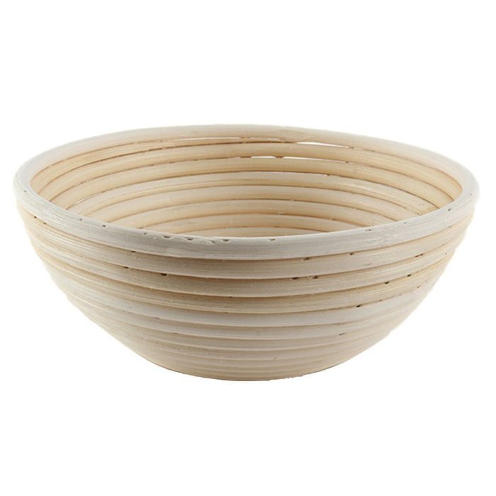 Mercu Round Banneton Brotform Bread Proofing Proving Handmade Rattan Basket N8