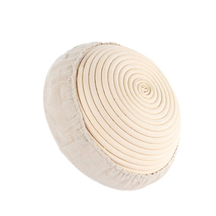 Mercu Round Banneton Brotform Bread Proofing Proving Handmade Rattan Basket N11