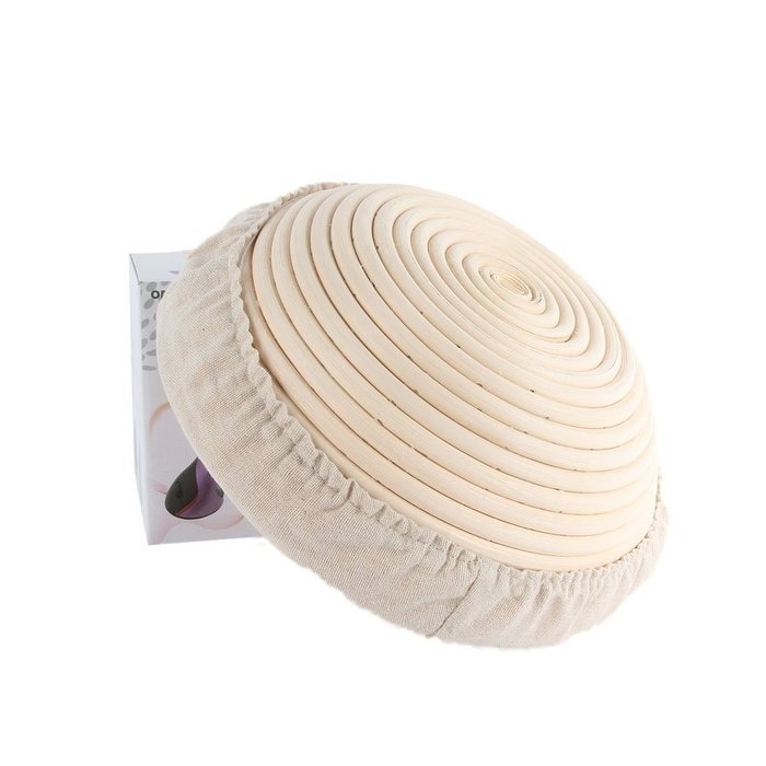 Mercu Round Banneton Brotform Bread Proofing Proving Handmade Rattan Basket N12