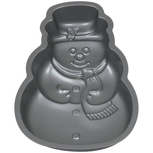 Baker's Secret 116474201 Nonstick Snowman Holiday Pan