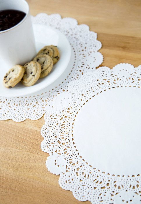 Fox Run 10-Inch Whitle Paper Lace Doilies, Pack of 12