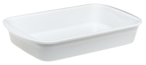 Pillivuyt Porcelain Heavy-Duty Large 14-by-9-1/2-Inch Lasagne Baker