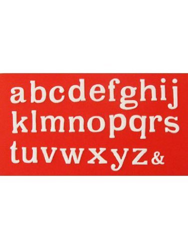 Patchwork Cutter - Large Alphabet Lower Case N2