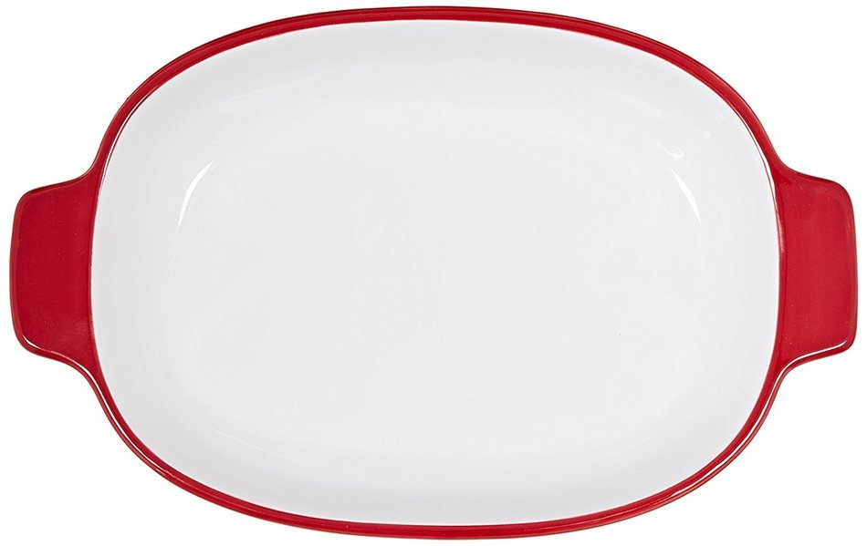 KitchenAid KBLR04NSER Nesting Ceramic 4-Piece Bakeware Set - Empire Red N2