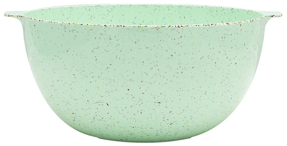 Zak Designs Sprinkles Serving & Mixing Bowl, 7 quart, BPA-Free Melamine, Mint