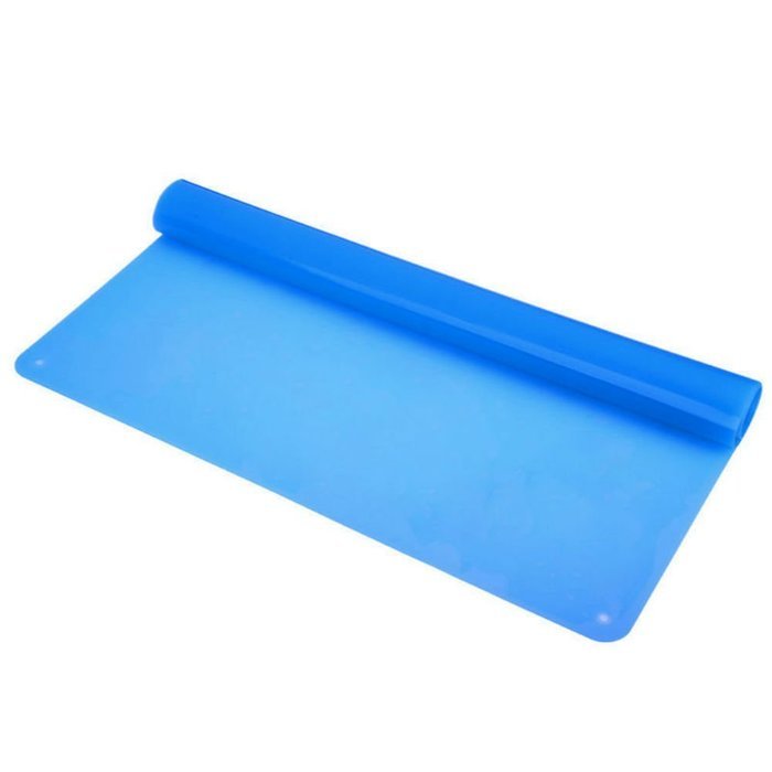 New Silicone Pastry Bakeware Baking Tray Oven Rolling Kitchen Bakeware Mat Sheet Must Have (black) N3
