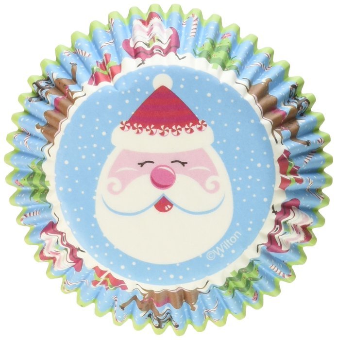 Wilton Santa Baking Cups, 75-Count N2