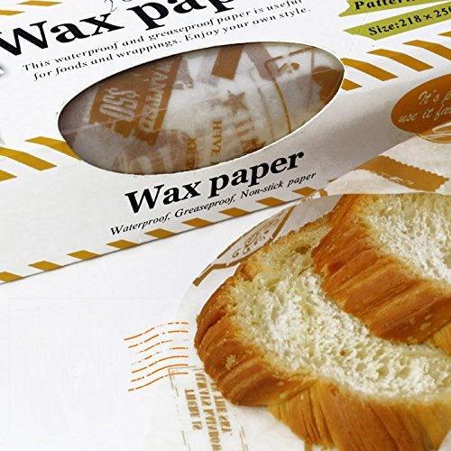Sandwich Cookie Cake Waxed Paper Non-Stick Greaseproof Wrap Packaging 50 sheets N2
