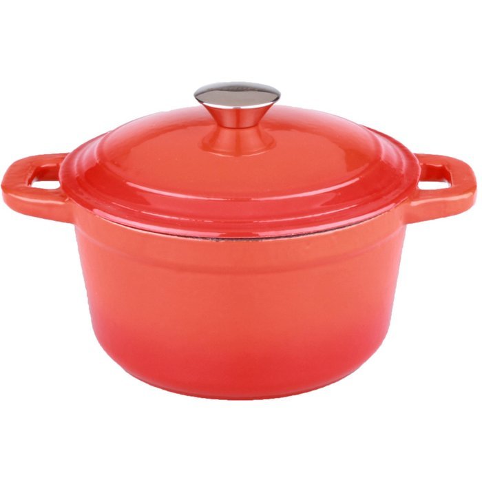 BergHOFF Neo Cast Iron Stockpot with a Lid, Purple, 7-Qt. N3