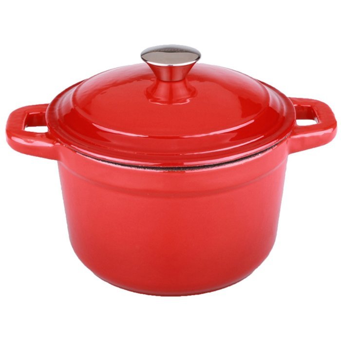 BergHOFF Neo Cast Iron Stockpot with a Lid, Purple, 7-Qt. N5