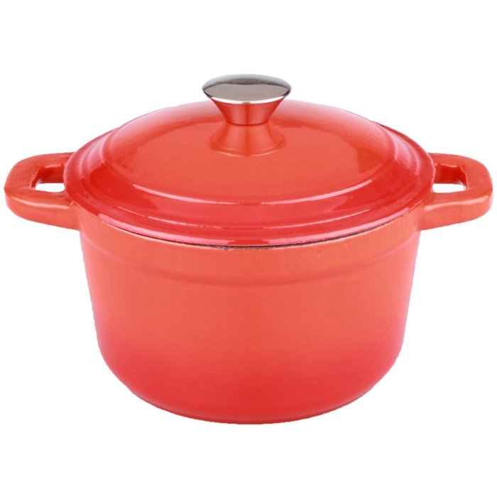 BergHOFF Neo Cast Iron Stockpot with a Lid, Purple, 7-Qt. N8