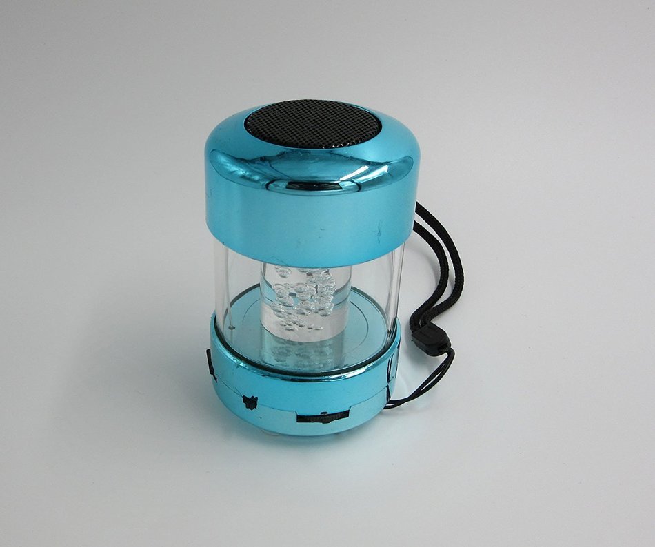 Colorful Lighting Bubble Style MP3 Speaker with FM Radio Function AUX/USB/TF Card Song Play Function (Blue Color)