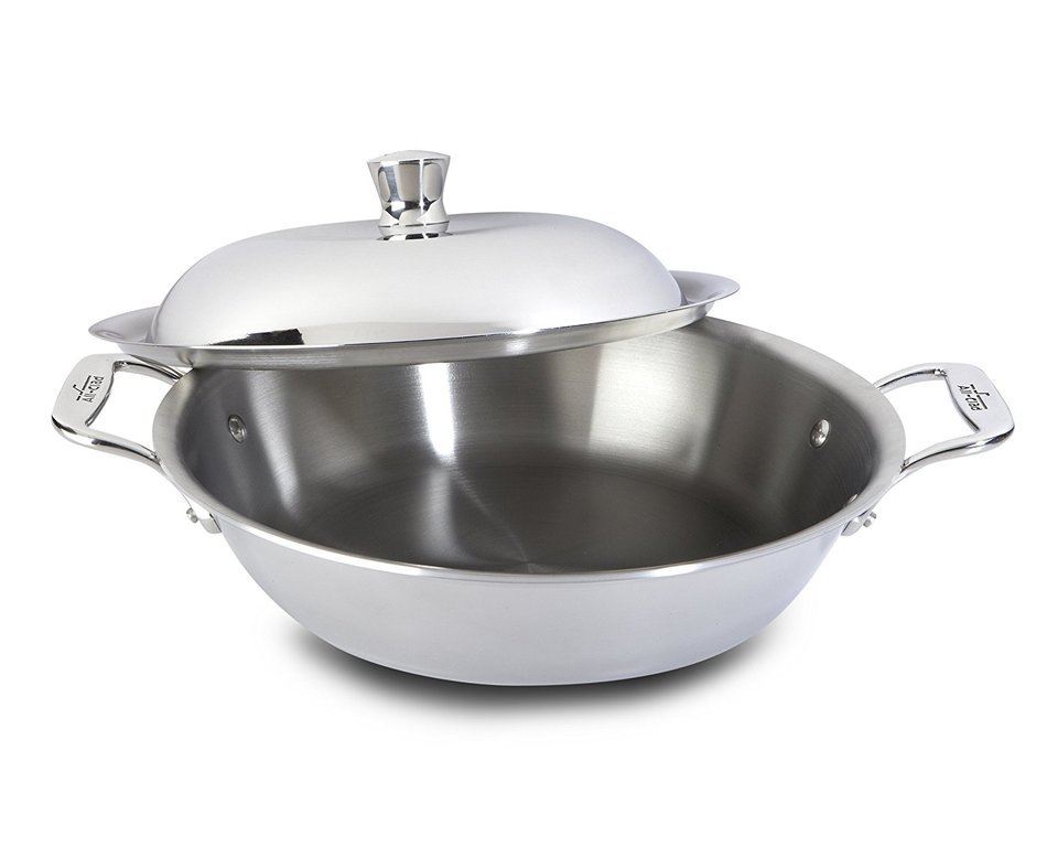 All-Clad 4340 Stainless Steel 4-Quart 40th Anniversary American Casserole P