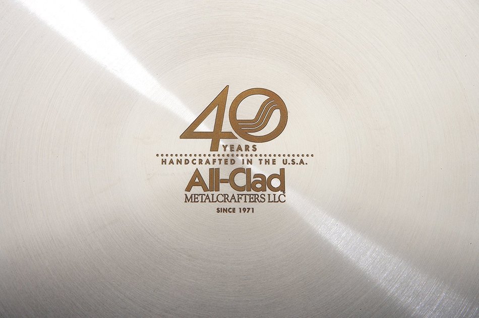 All-Clad 4340 Stainless Steel 4-Quart 40th Anniversary American Casserole P N3