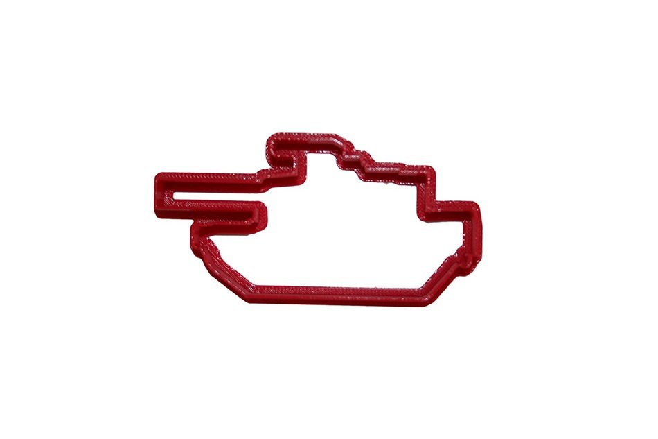 Military Tank Cookie Cutter N2